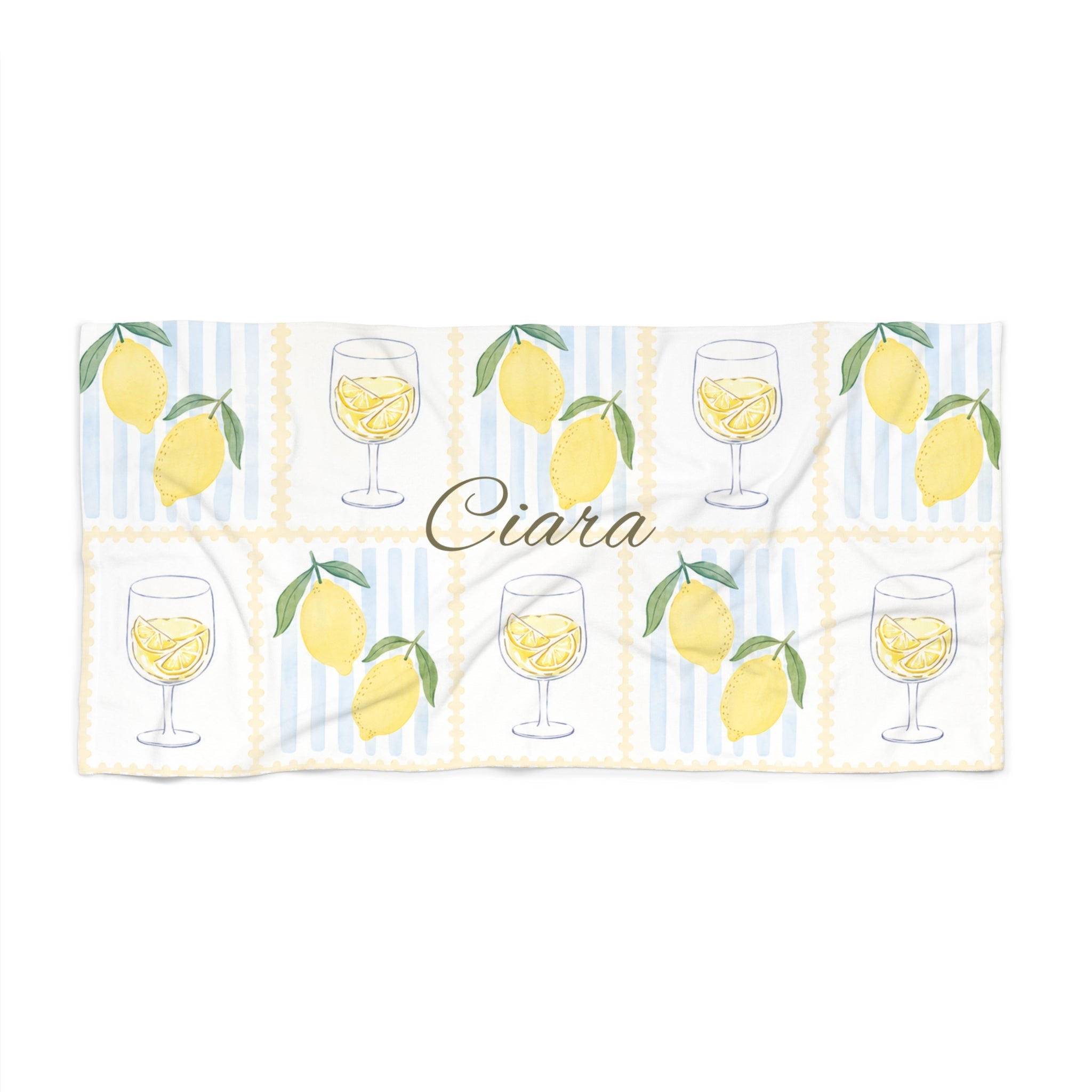 Personalized Beach Towel with Name