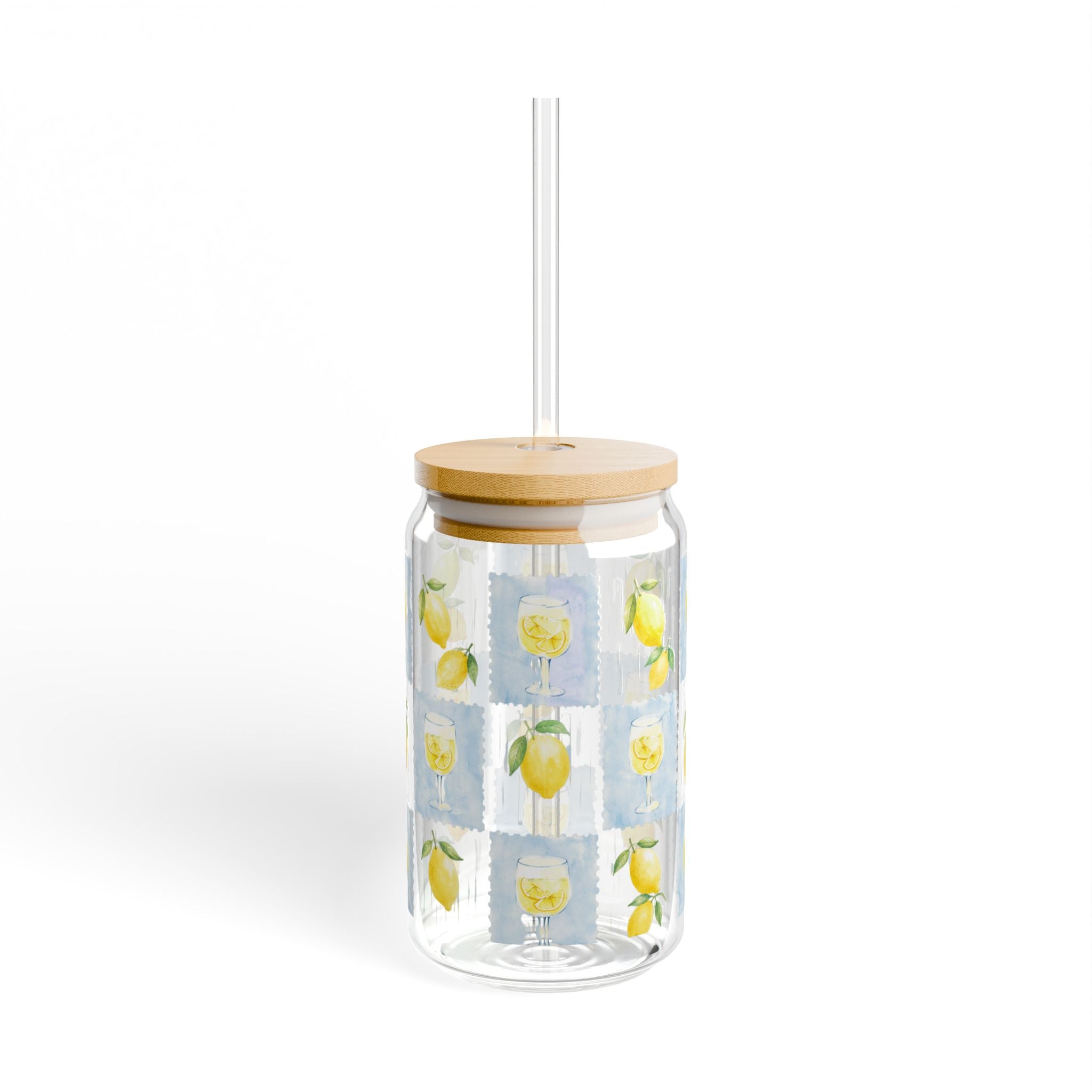 Lemon 16oz Glass Sippe