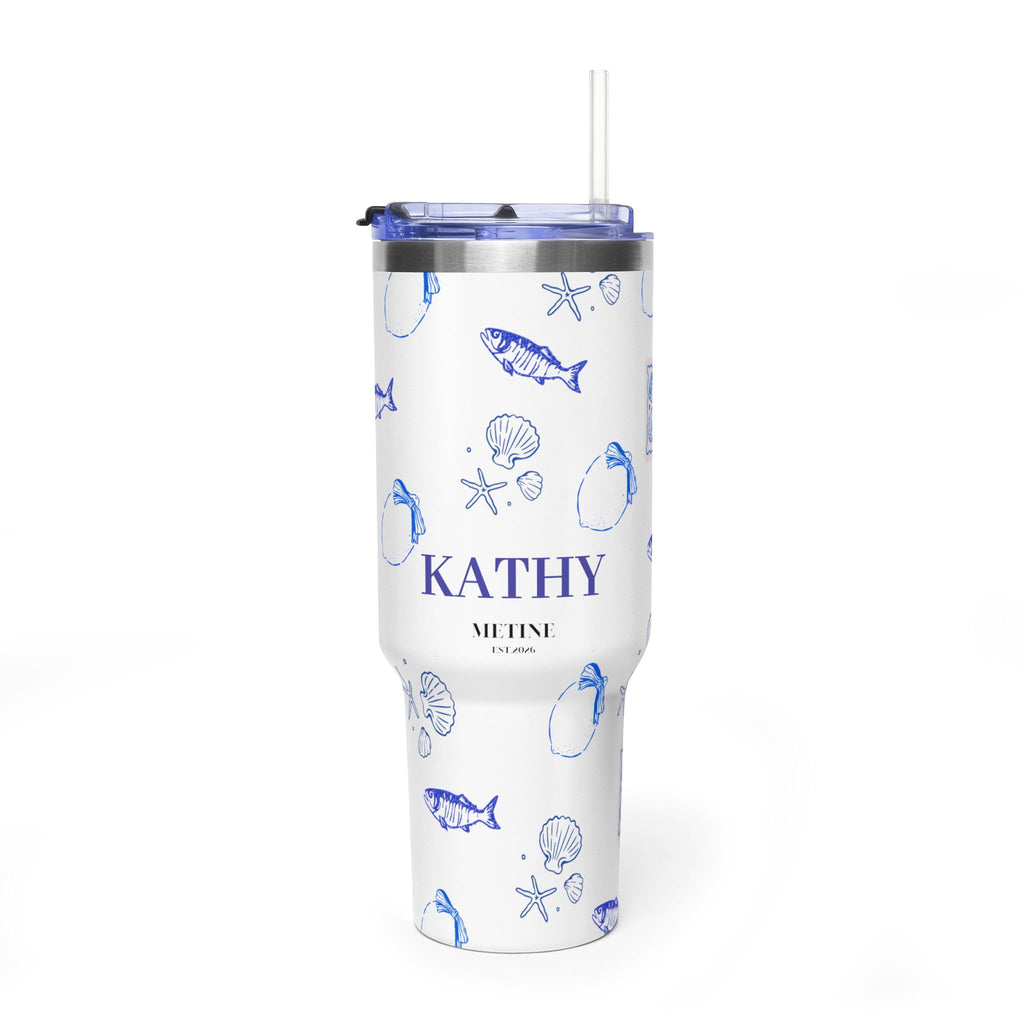 Personalized Ocean Seashell 40oz Tumbler