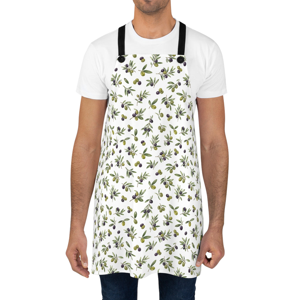 Olive Branches Kitchen Apron