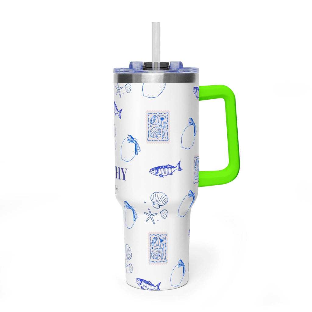 Personalized Ocean Seashell 40oz Tumbler