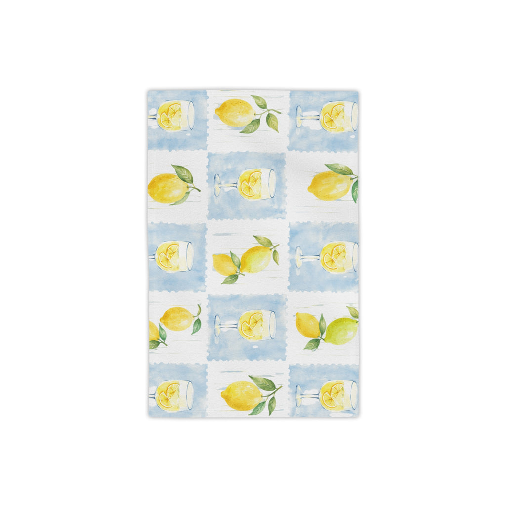 Lemon Watercolor Beach Towel