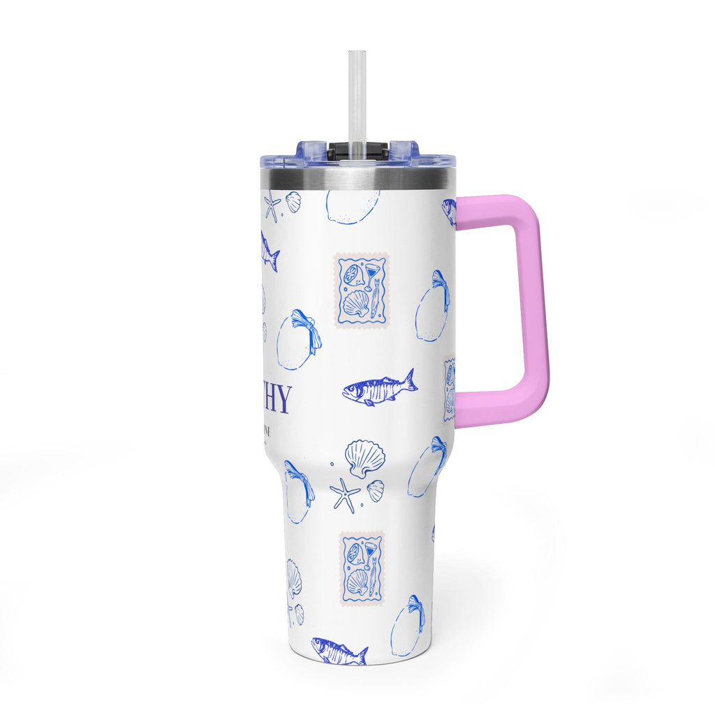 Personalized Ocean Seashell 40oz Tumbler
