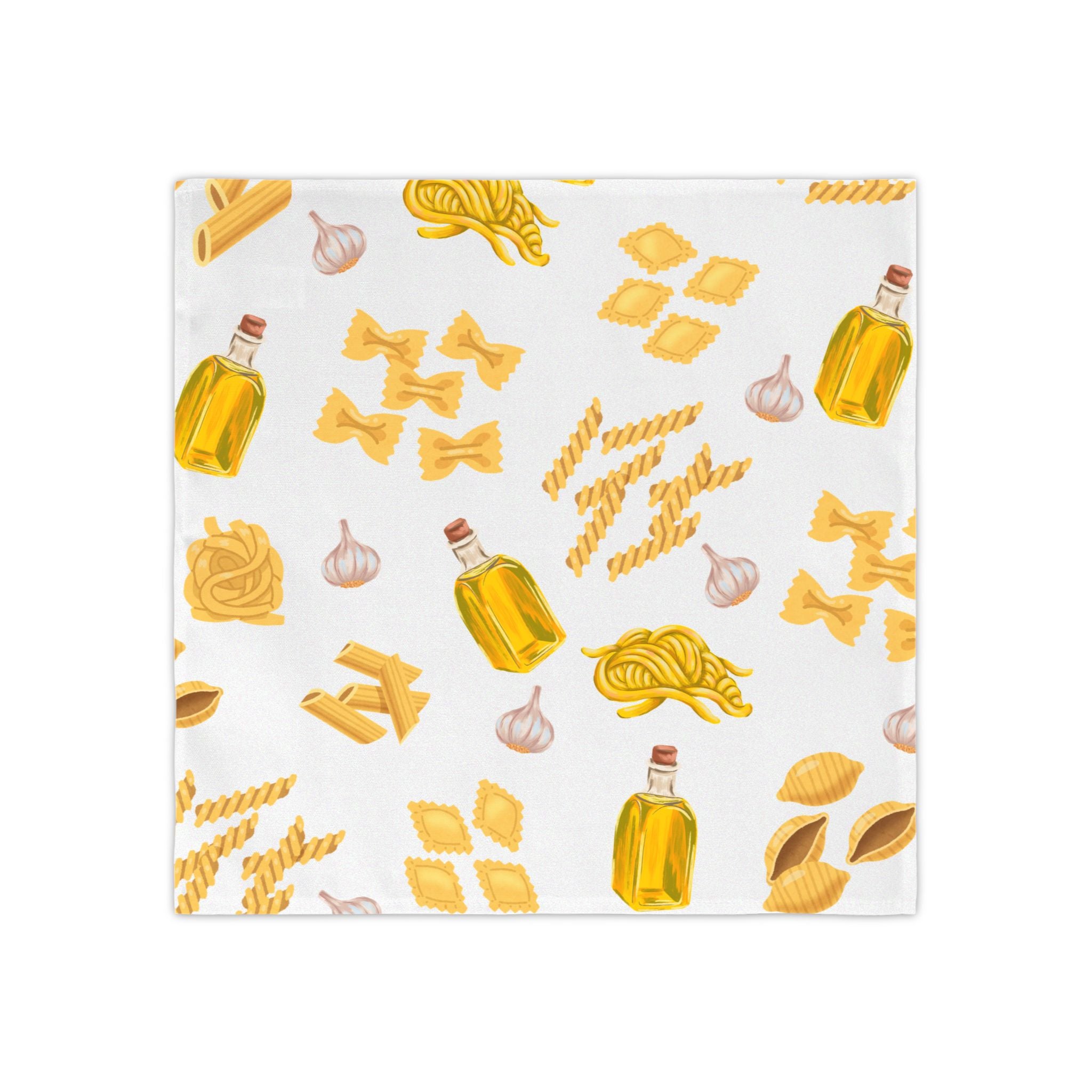 Pasta Pattern Cloth Napkins - Set of 4