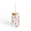 Personalized Pink Pastry 16oz Sipper Glass