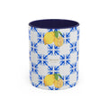 Lemon Tile Accent Coffee Mug