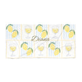 Personalized Lemon Beach Towel