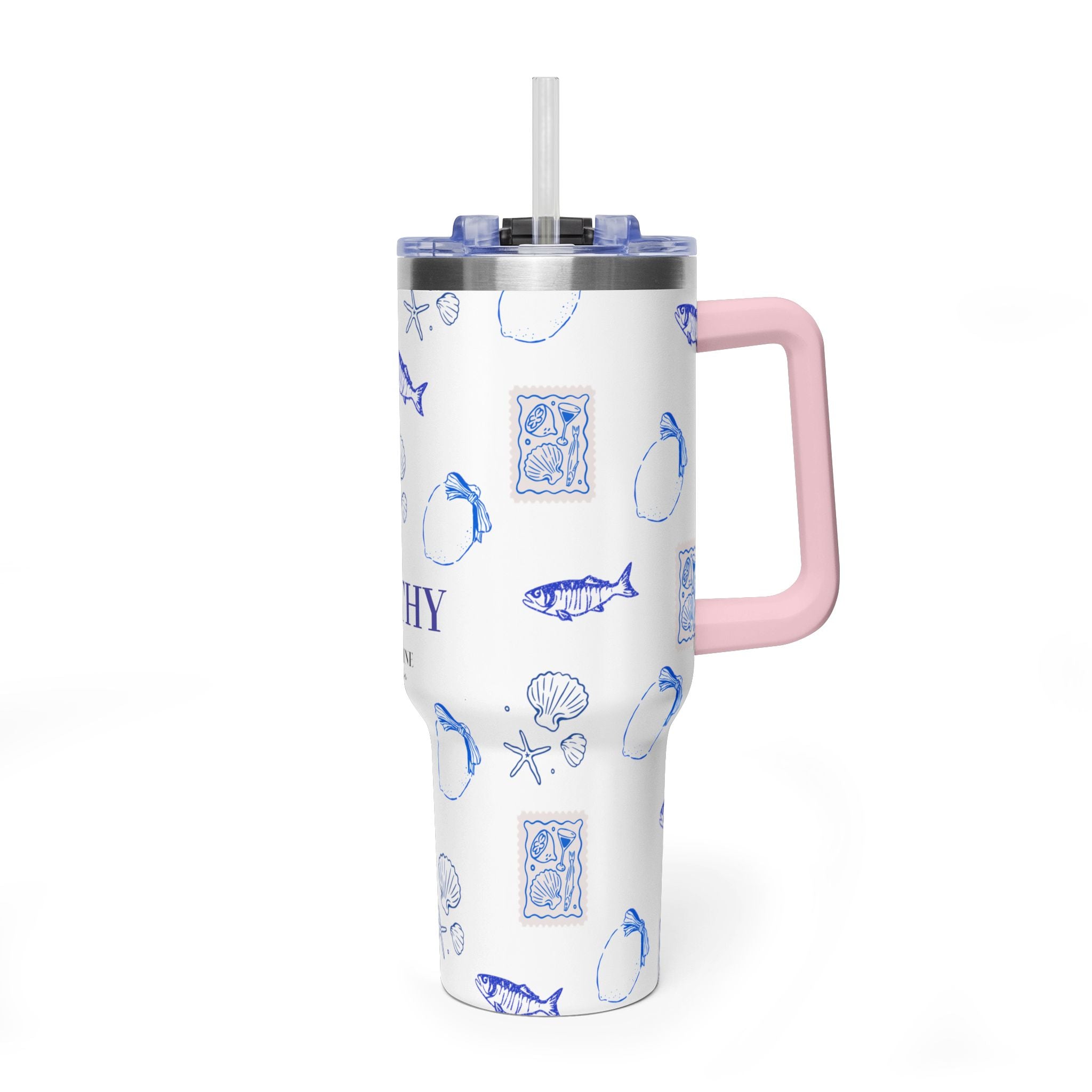 Personalized Ocean Seashell 40oz Tumbler