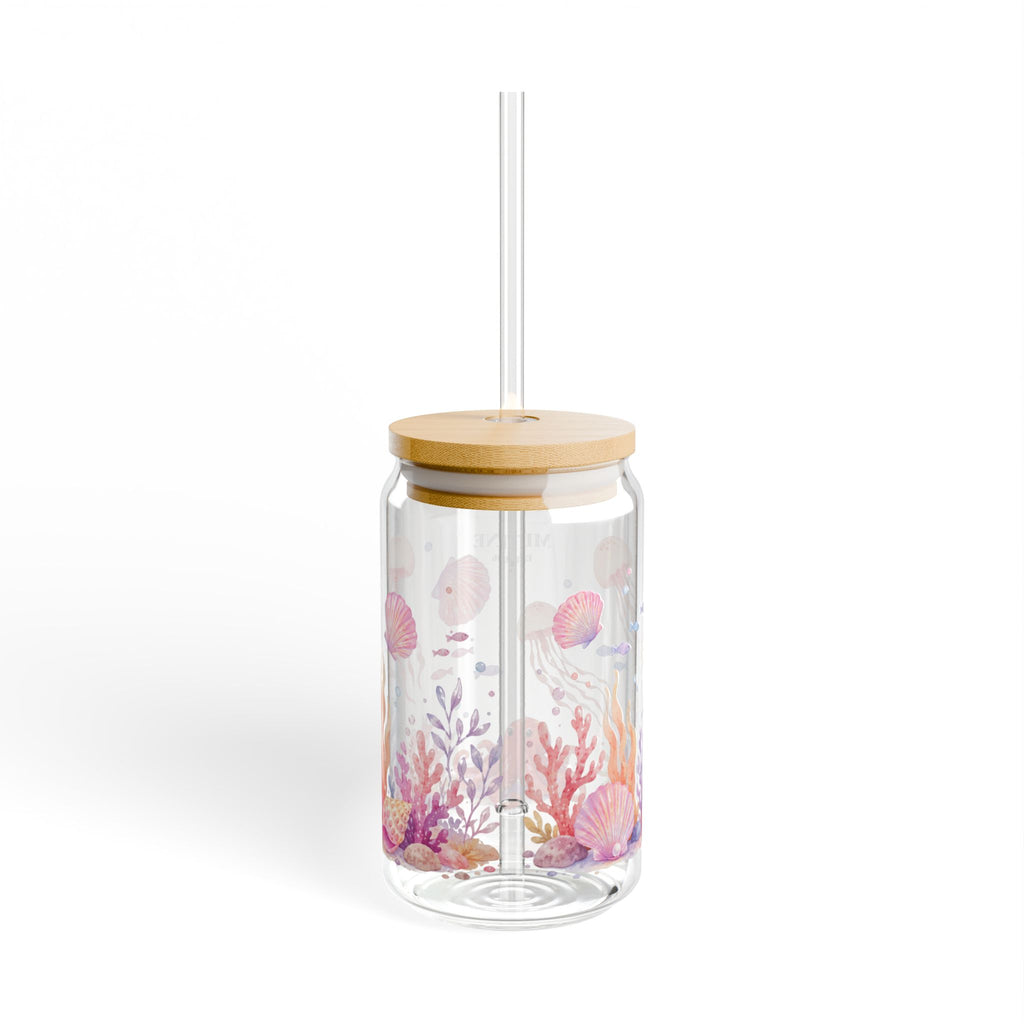 Ocean Life 16oz Glass Sipper