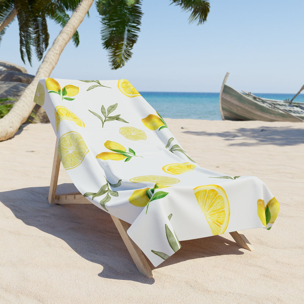 Lemon Beach Towel