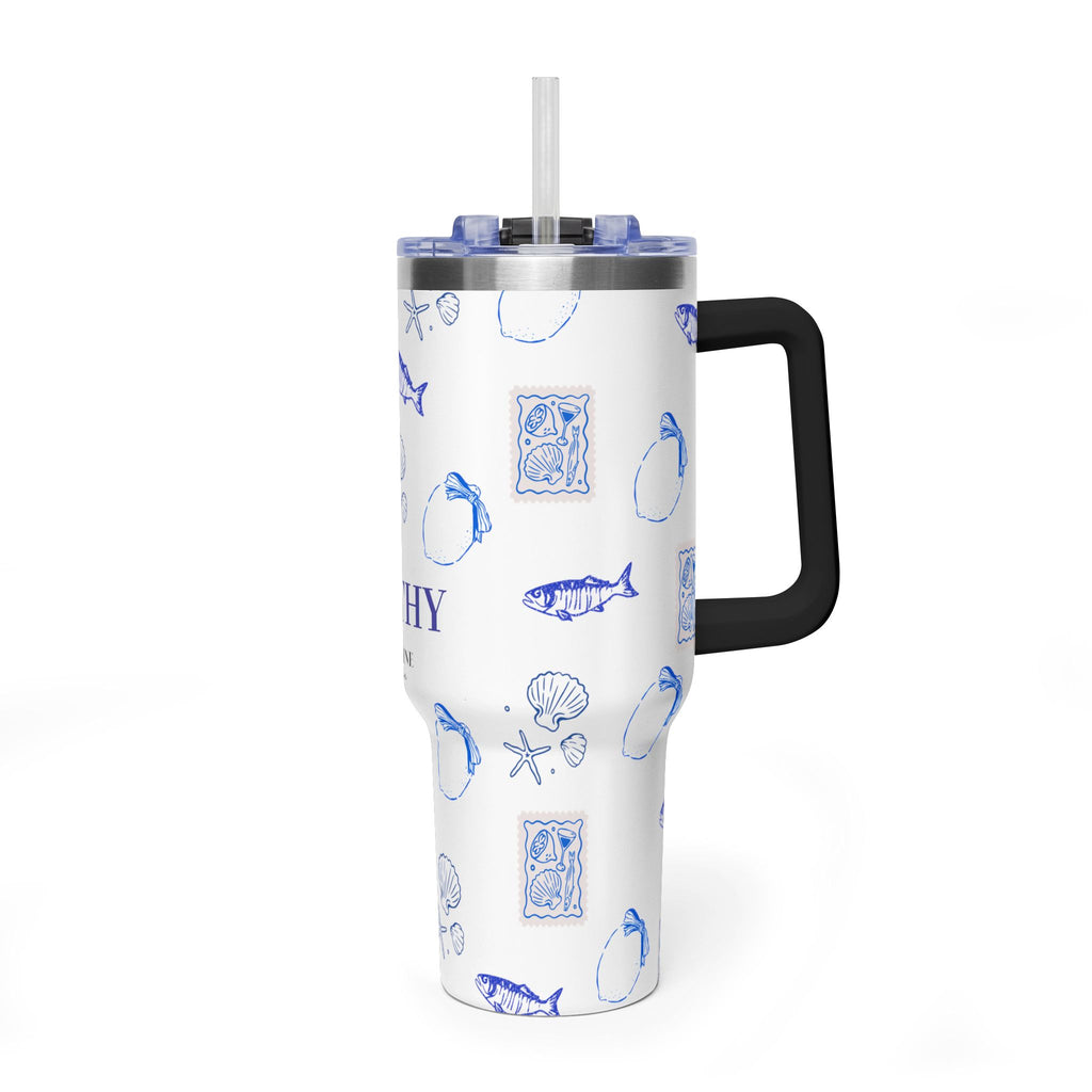 Personalized Ocean Seashell 40oz Tumbler