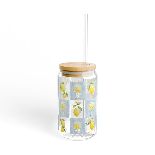 Lemon 16oz Glass Sippe