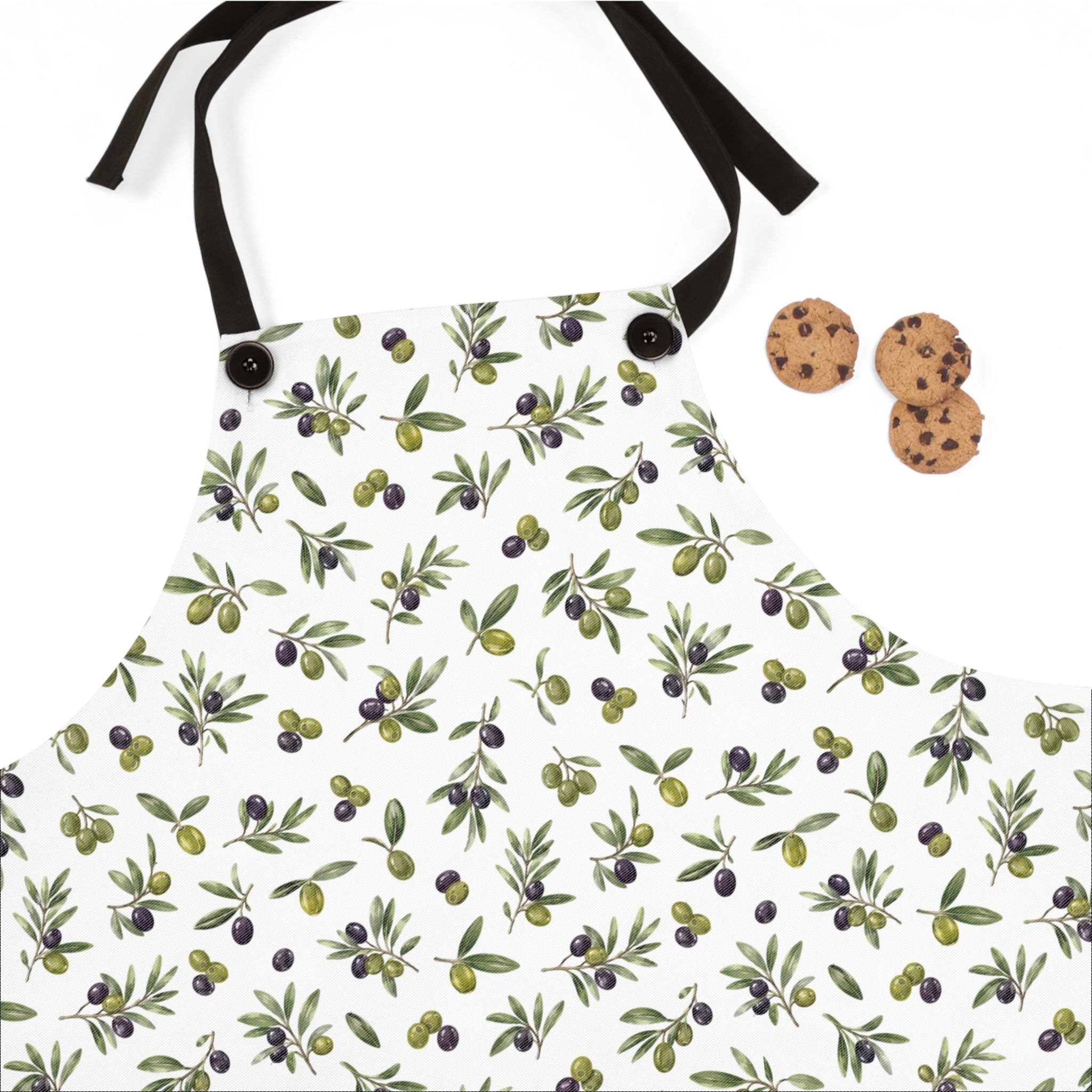 Olive Branches Kitchen Apron