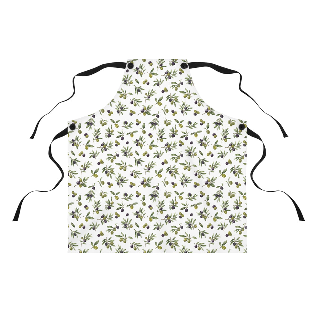 Olive Branches Kitchen Apron