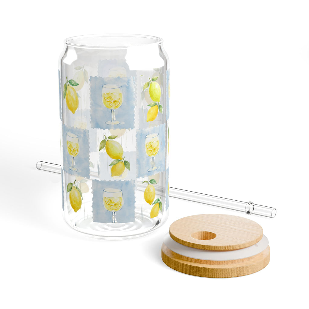 Lemon 16oz Glass Sippe
