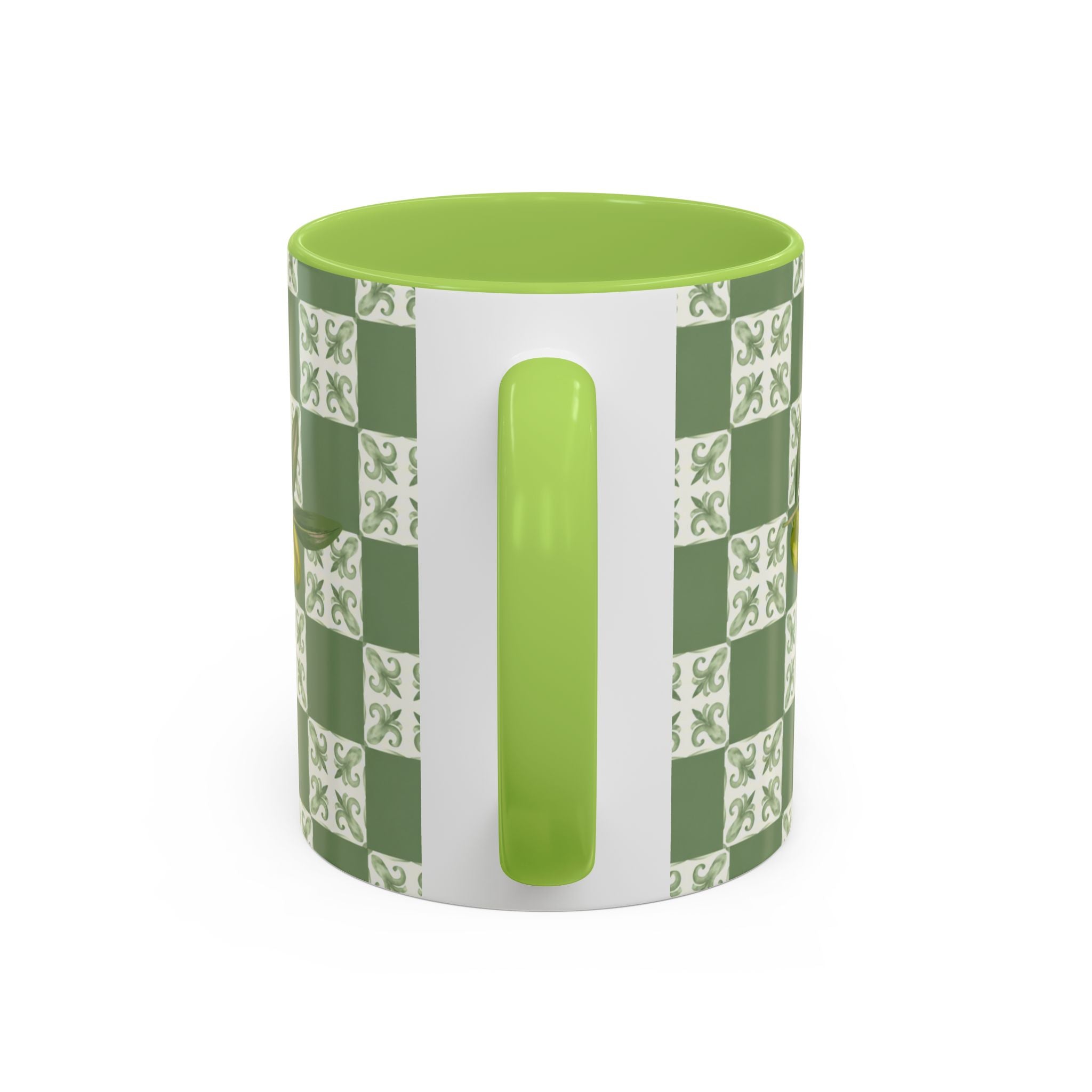 Olive Grove Checkerboard Coffee Mug