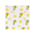 Lemon Pattern Cloth Napkins – Set of 4