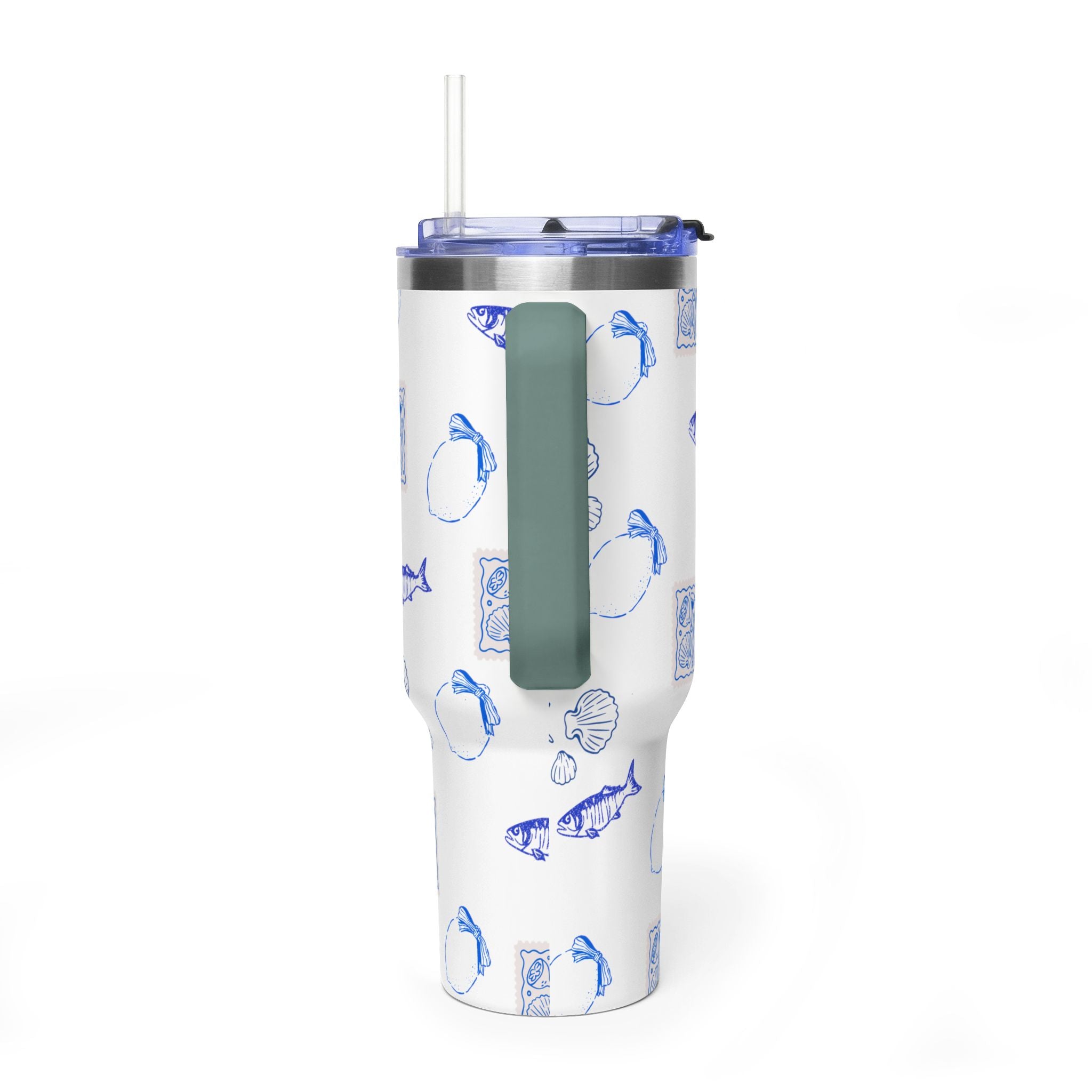 Personalized Ocean Seashell 40oz Tumbler