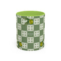 Olive Grove Checkerboard Coffee Mug