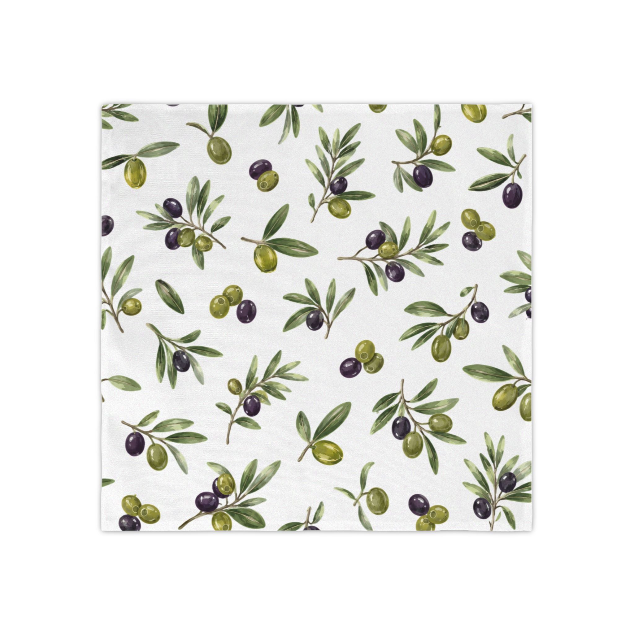 Olive Branch Cloth Napkins (Set of 4)